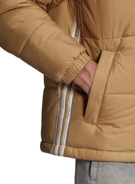 Jacke Adidas Pad Hooded Puff Beige für Herren