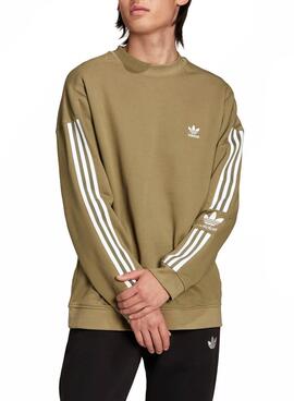 Sweatshirt Adidas Classics Lock-Up-Kleeblatt Grün