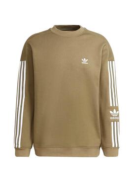 Sweatshirt Adidas Classics Lock-Up-Kleeblatt Grün