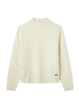 Pullover Pepe Jeans Valeria Beige für Mädchen