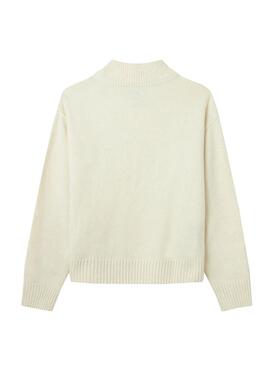 Pullover Pepe Jeans Valeria Beige für Mädchen