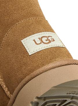 Stiefelettes UGG Bailey Zip Short Marron für Mädchen