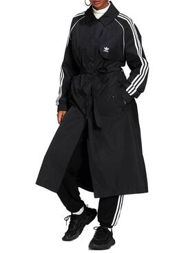 Trenchcoat Adidas Adicolor Classics Schwarz Damen