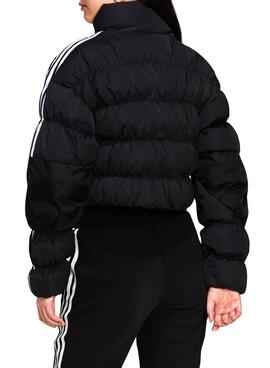 Jacke Adidas Corta Puffer Schwarz für Damen