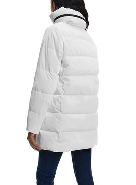 Jacke Calvin Klein High Collar Weiss Damen