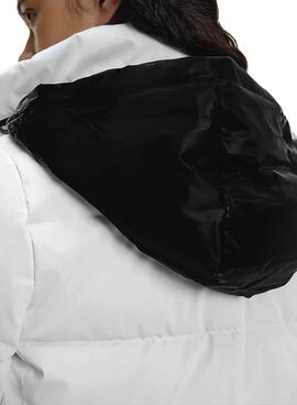 Jacke Calvin Klein High Collar Weiss Damen