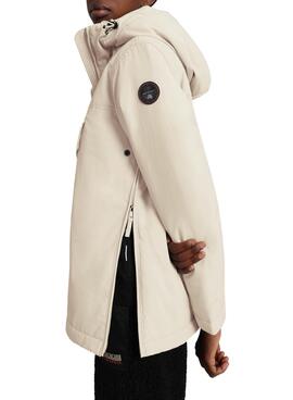 Jacke Napapijri Rainforest Weiss für Damen