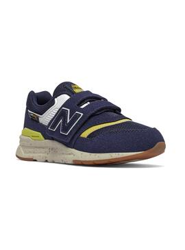 Sneaker New Balance 997H Velcro Blau Marineblau