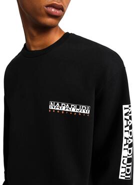 Sweatshirt Napapijri B-Roen Schwarz für Herren