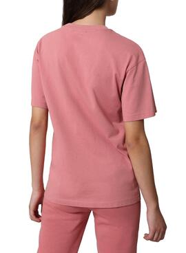 T-Shirt Napapijri S-Box W Rosa für Damen