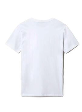 T-Shirt Napapijri Salis Weiss für Herren