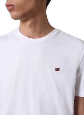 T-Shirt Napapijri Salis Weiss für Herren
