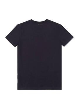 T-Shirt Antony Morato Tigre Marineblau für Herren