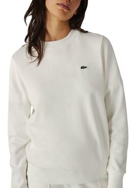 Sweatshirt Lacoste Weiss für Damen