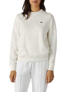 Sweatshirt Lacoste Weiss für Damen