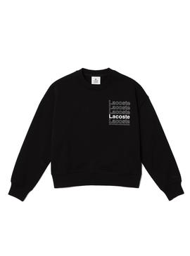 Sweatshirt Lacoste Live Schwarz für Damen