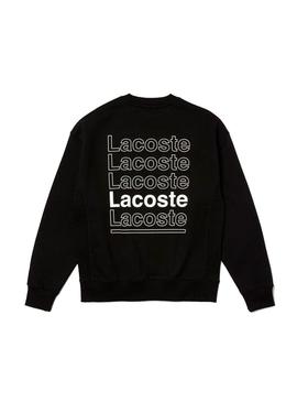 Sweatshirt Lacoste Live Schwarz für Damen