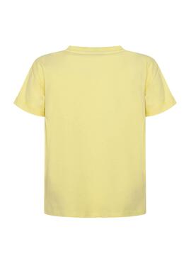 T-Shirt Pepe Jeans Julia Gelb für Mädchen