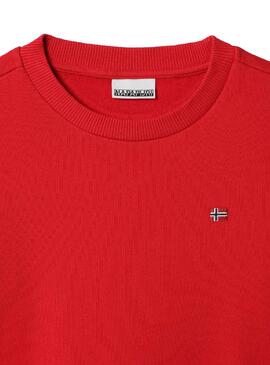 Sweatshirt Napapijri Balis Crew Rot für Junge