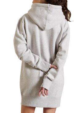 Kleid Superdry Pride In Craft Grau Für Damen