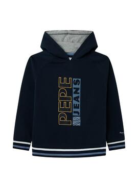 Sweatshirt Pepe Jeans Johnny Marineblau für Junge