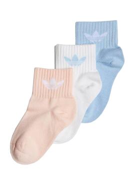 Pack 3 Socken Adidas Knöchel für Kinder