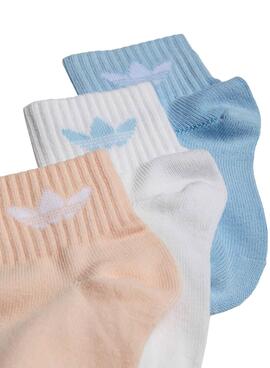 Pack 3 Socken Adidas Knöchel für Kinder