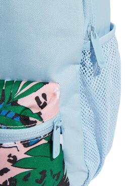 Rucksack Adidas Blau Blumenmuster für Kinder