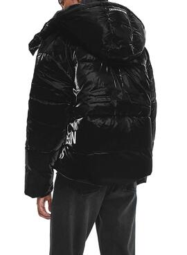 Jacke Calvin Klein Jeans Oversized Schwarz Damen