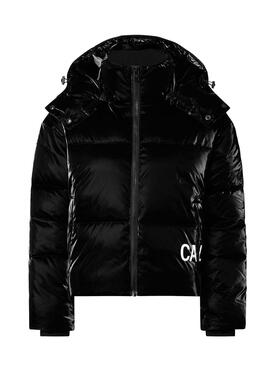 Jacke Calvin Klein Jeans Oversized Schwarz Damen