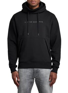 Sweatshirt G-Star Maske Hoodie Schwarz für Herren