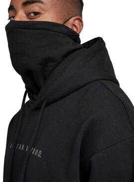 Sweatshirt G-Star Maske Hoodie Schwarz für Herren