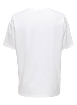 T-Shirt Only Disney Life Übergröße Mickey Weiss