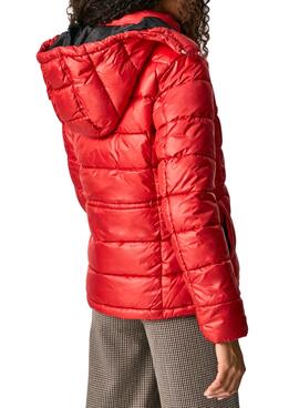 Parka Pepe Jeans Camille Rot für Damen