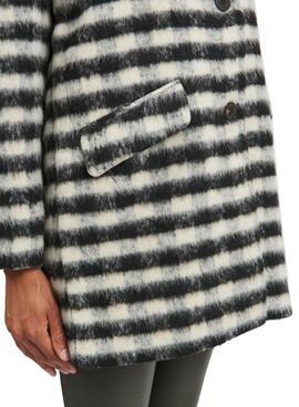 Mantel Vila Alissi Check Jacket Schwarz Für Damen