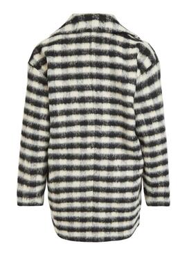 Mantel Vila Alissi Check Jacket Schwarz Für Damen