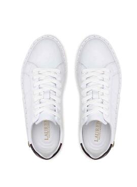 Sneaker Polo Ralph Lauren Angeline II Weiss Für Damen