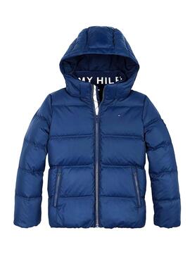 Jacke Tommy Hilfiger Essential Down Blau Junge