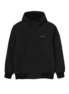 Jacke Carhartt Hodeed Sail negro für Herren