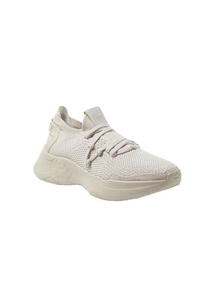 Sneaker Lacoste Court Drive Knit Beige Damen