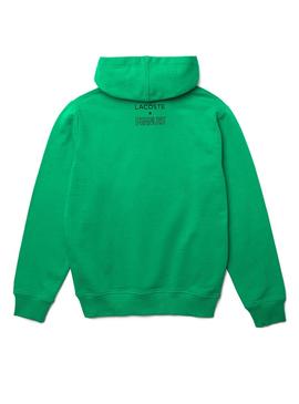 Sweatshirt Lacoste Peanuts Grün Snoopy Herren