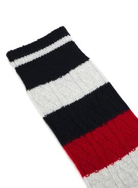 Socken Tommy Hilfiger Streifen Rot Marineblau Herren