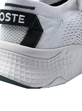 Sneaker Lacoste Court Drive Strick Weiss Damen