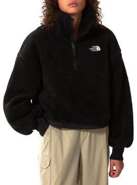 Sweatshirt The North Face Sherpa Schwarz für Damen