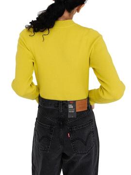 Pullover Levis Crew Rib Grün für Damen