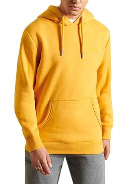 Sweatshirt Superdry Vintage-Logo Gelb Herren