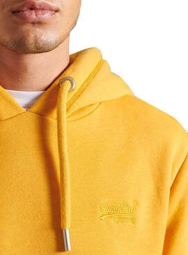 Sweatshirt Superdry Vintage-Logo Gelb Herren