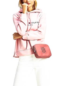 Handtasche Tommy Hilfiger Poppy Crossover Rosa Damen