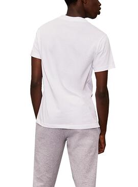 T-Shirt Lacoste Novak Djokovic Weiss für Herren