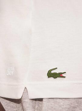T-Shirt Lacoste Novak Djokovic Weiss für Herren